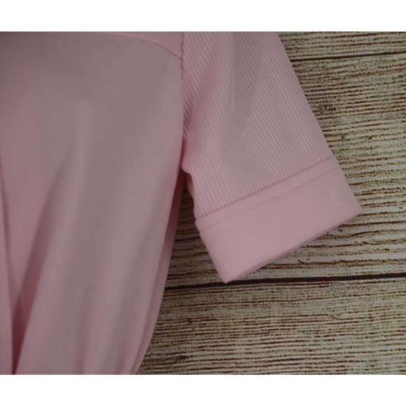 VINTAGE Empress of Dallas Womens Size Medium Midi Button Up Dress Pink - Picture 3 of 8